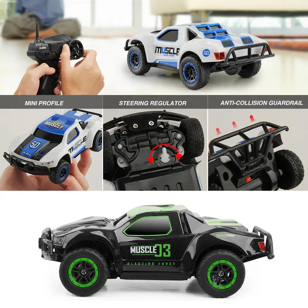 Мини 4WD машинка с дистанционным управлением 2 4G перезаряжаемая 1:43