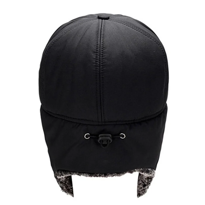 XdanqinX Winter Women's Warm Hat Bomber Hats With Mask Plus Fluff Thick Men's Earmuffs Hat All-round Warm Hooded Unisex Ski Cap