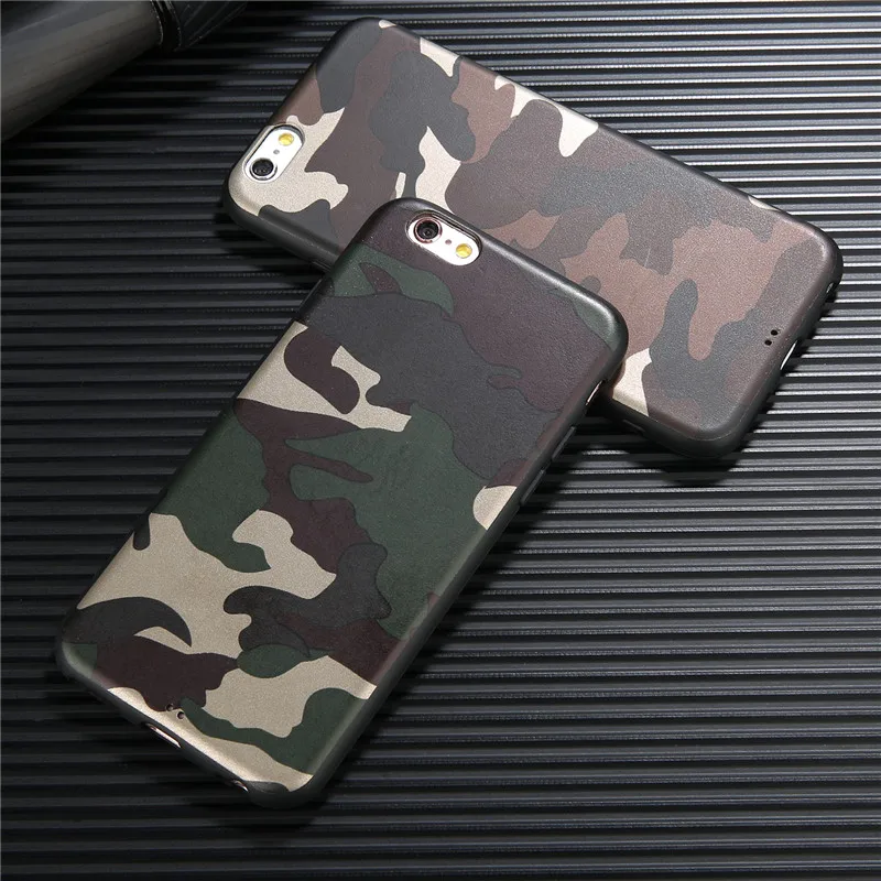 Армейский зеленый камуфляжный чехол для iPhone X 6 6S 7 8 Plus мягкие силиконовые чехлы из