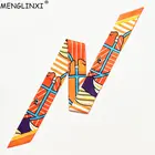 Роскошный брендовый шарф для женщин, модный конский платок, обтягивающие шелковые шарфы для дам, сумочка, ленточный головной платок, Женский Галстук