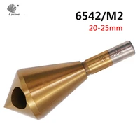 hss 6542m2 countersink deburring drill bit 20 25mm metal taper stainless steel hole saw cutter chamfering power drills tool