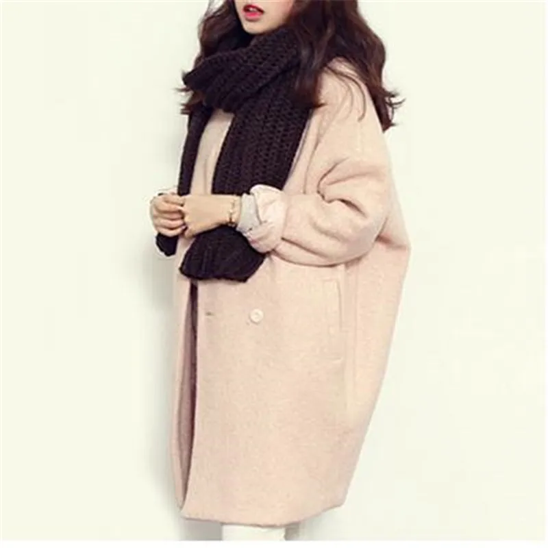 Женская шерстяная куртка 2020 новое зимнее женское пальто с длинным рукавом чистый