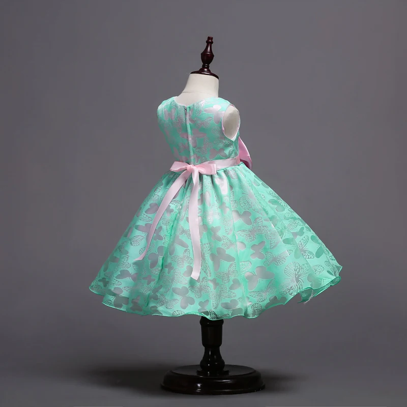 Женское бальное платье с бантом и цветочным принтом 2 цвета|Цветочные платья для