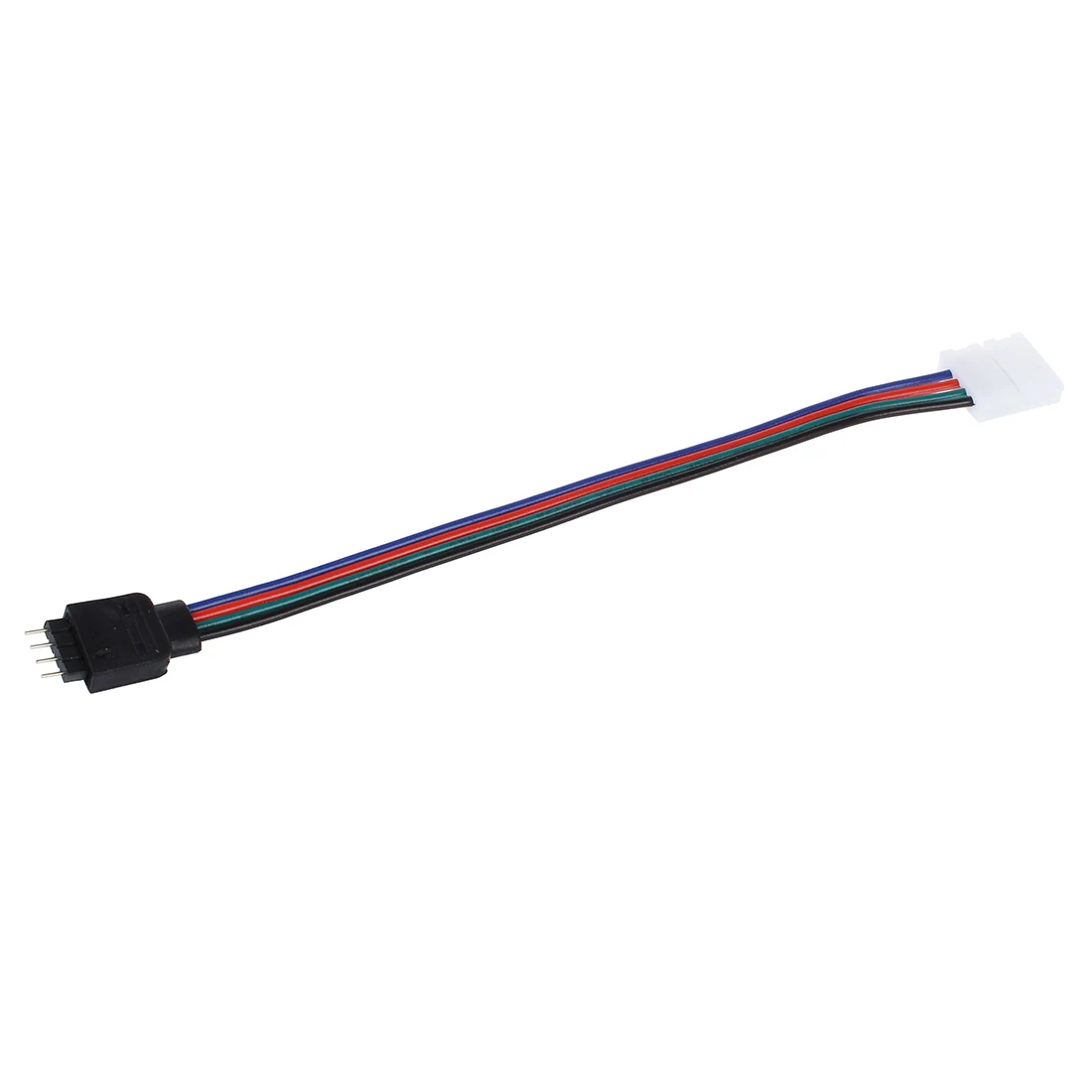 2 шт. 4 pin led kabel Mannelijke vrouwelijke коннектор адаптер draad voor 5050 3528 SMD RGB Светодиодная лента