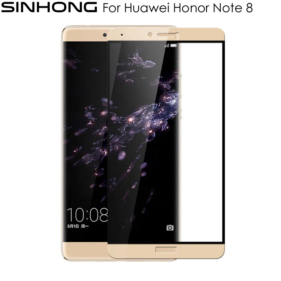Sinhong 9 H закаленное Стекло полное покрытие для Huawei Honor Примечание 8 Экран протектор