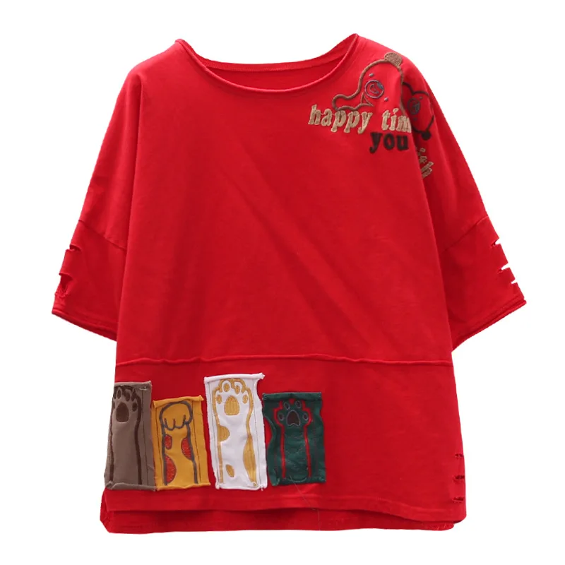 Футболка женская летняя с О образным вырезом и коротким рукавом|Футболки| |