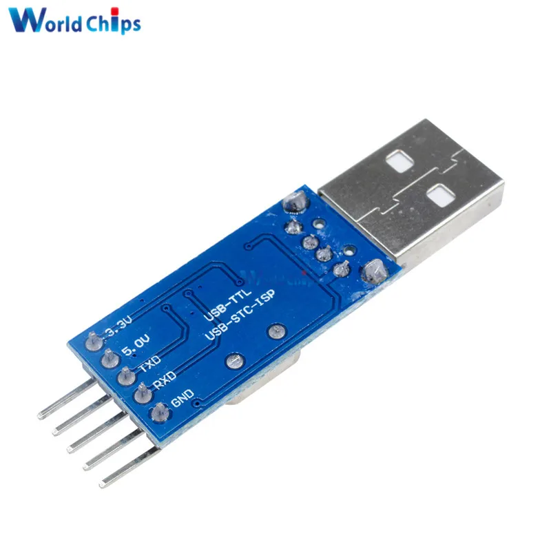 Модуль PL2303 USB в RS232 TTL PL2303HX скачать Линейный модуль на STC микроконтроллер