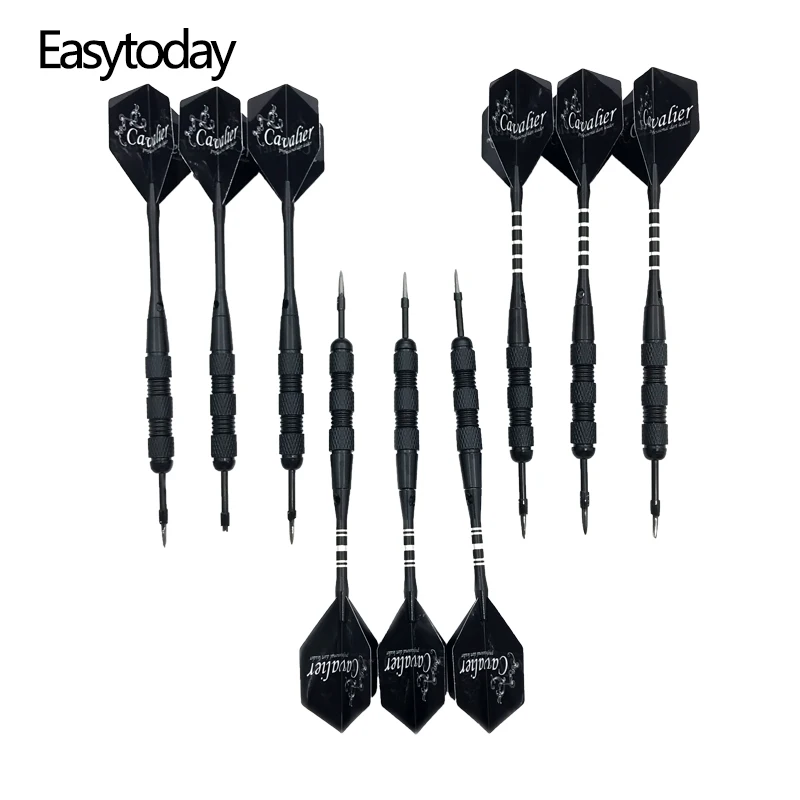Easytoday 3 шт./компл. высококачественные дротики со стальным наконечником