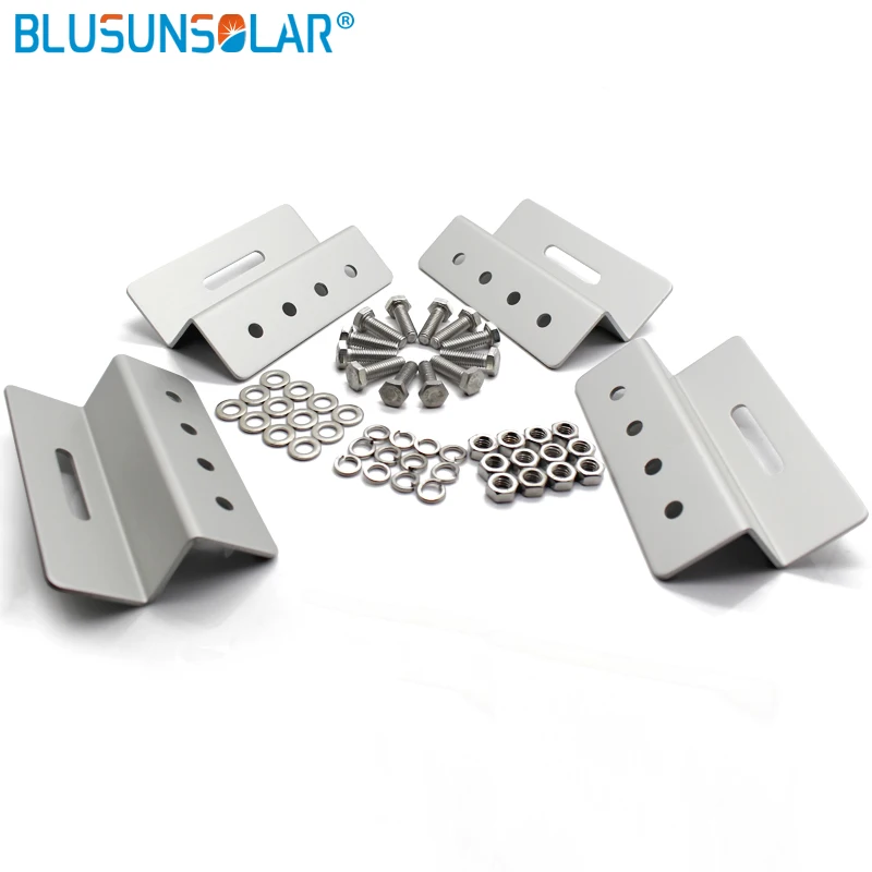 

10 sets Z- mountiong 100% Aluminum Solar Panel Roof Mounting Bracket for carvan roof ZJ0220