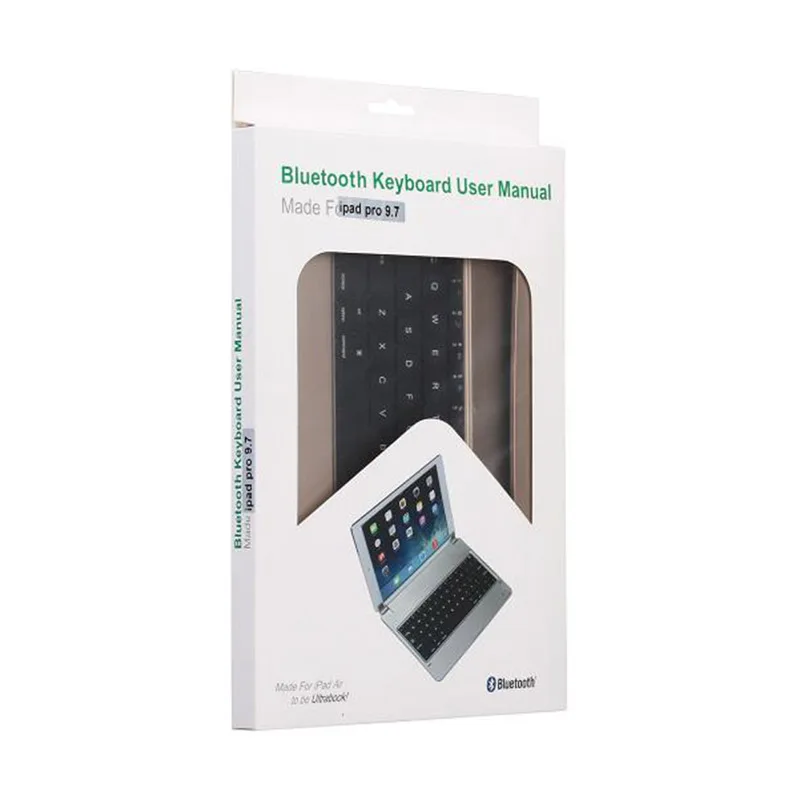 3 цвета Беспроводной Bluetooth 0 клавиатура ABS для iPad Air 2 кронштейн Стиль Pro 9