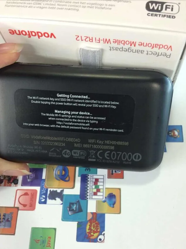 Vodafone R212 LTE pocket 4G беспроводной Мобильный Wi Fi роутер 100 Мбит/с FDD разблокированный|4g