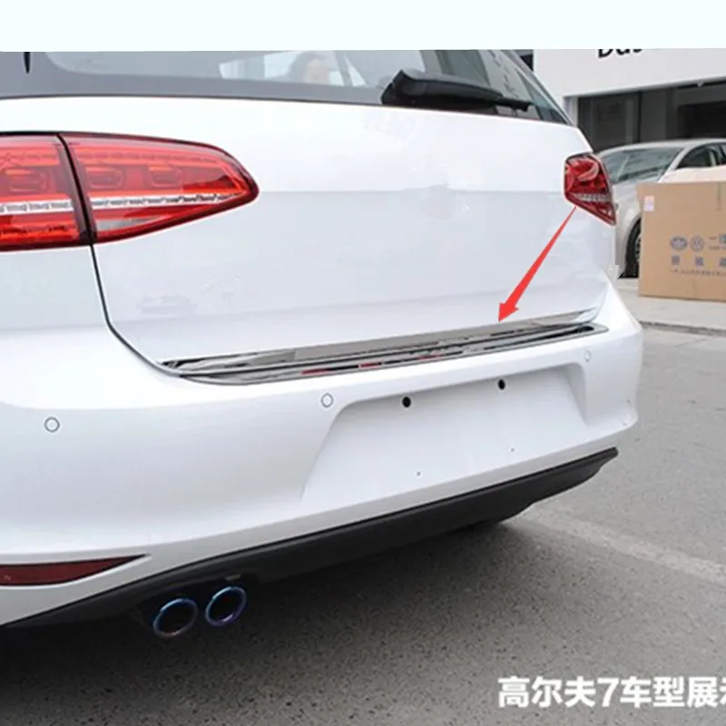 Подходит для Volkswagen GOLF 7 2014 2016 хром хвост ворота накладка задний багажник литье