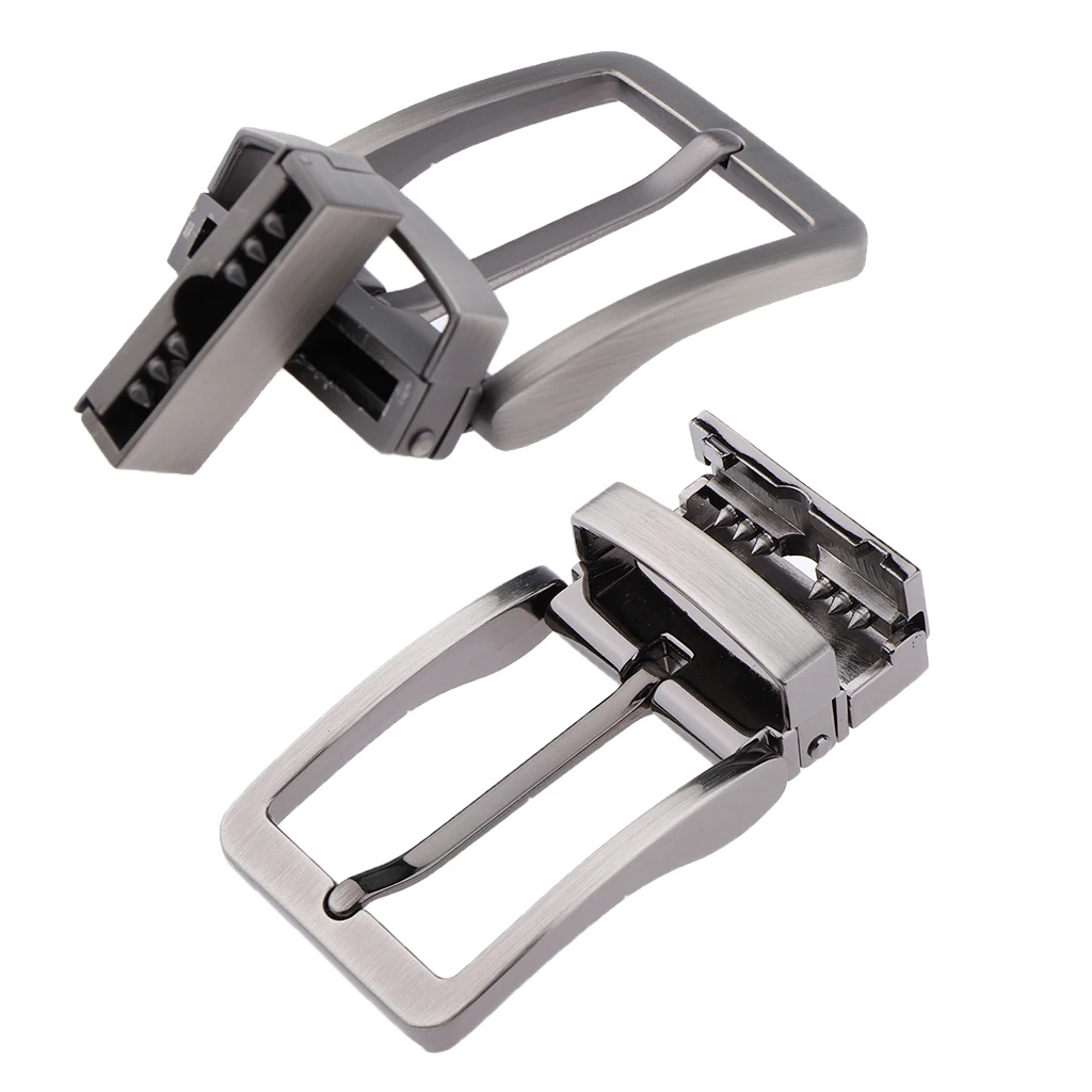 2 шт. двусторонняя пряжка для ремня из сплава прямоугольная | Аксессуары одежды