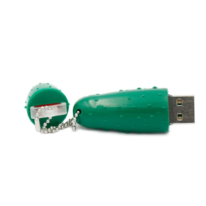 Мультяшный огурец usb флеш-накопитель 2 Гб флеш-диск для овощей 4 ГБ 8 16 u-диск 32