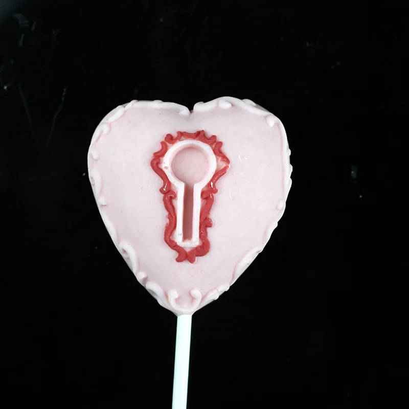Сердце леденец плесень DIY детей поп лоток для мороженого на палочке конфеты