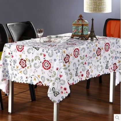Tablecloths wholesale / pvc plastic tablecloth waterproof oil cloth tablecloths ripple border water | Дом и сад