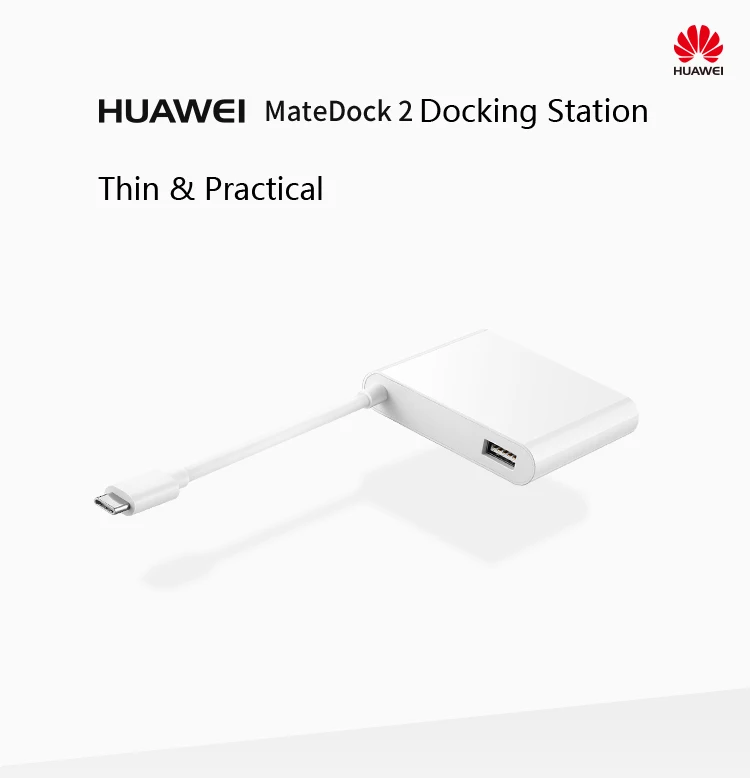 HUAWEI MateDock 2 Док-станция для ноутбука подходит для Mate20 Pro X MateBook D X Pro E кабель для передачи данных