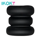 Мужской мастурбатор IKOKY Glans, тренировочная чашка из термополиэтилена, искусственная вагина для задержки эякуляции, вагинальные секс-игрушки для мужчин