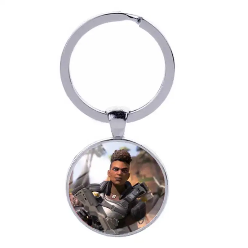32 Новинка, брелок для ключей Apex legends, модель из сплава, игрушки Apex, Горячая игра, аксессуары, фигурка, металлический брелок для ключей, подарки для детей на день рождения - Цвет: 32