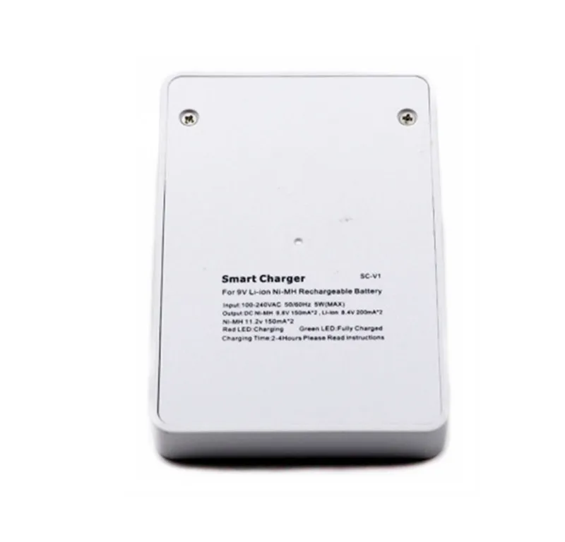 Soshine V1 9V li-ion Ni-MH зарядное устройство с 2 слотами Вход: AC 90-260VAC 50/60Hz EU/US Plug-250 V |