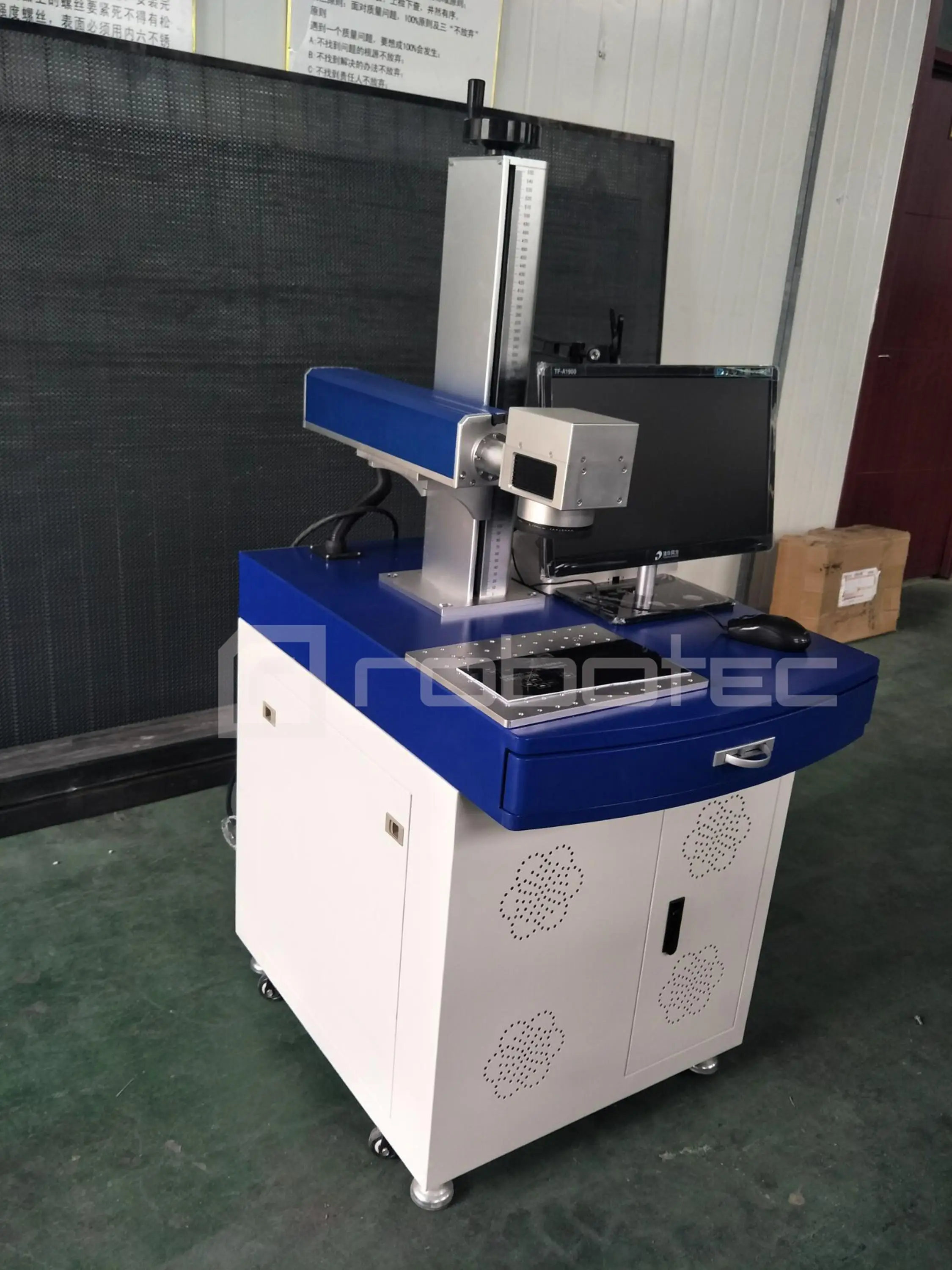 Мини волоконная Лазерная маркировка/печатная машина на