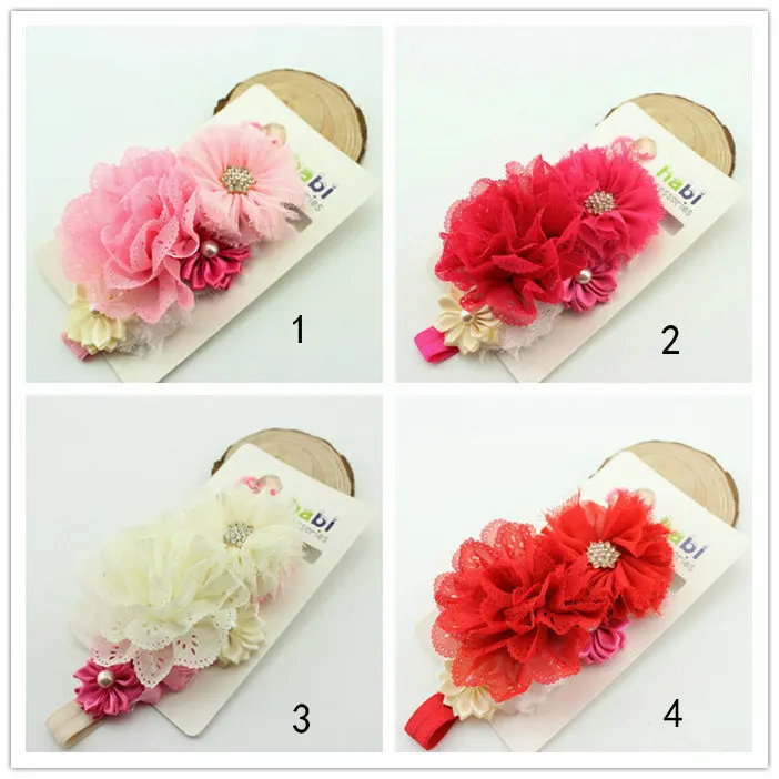 Детские повязки на голову Симпатичные для волос аксессуары со стразами девочек