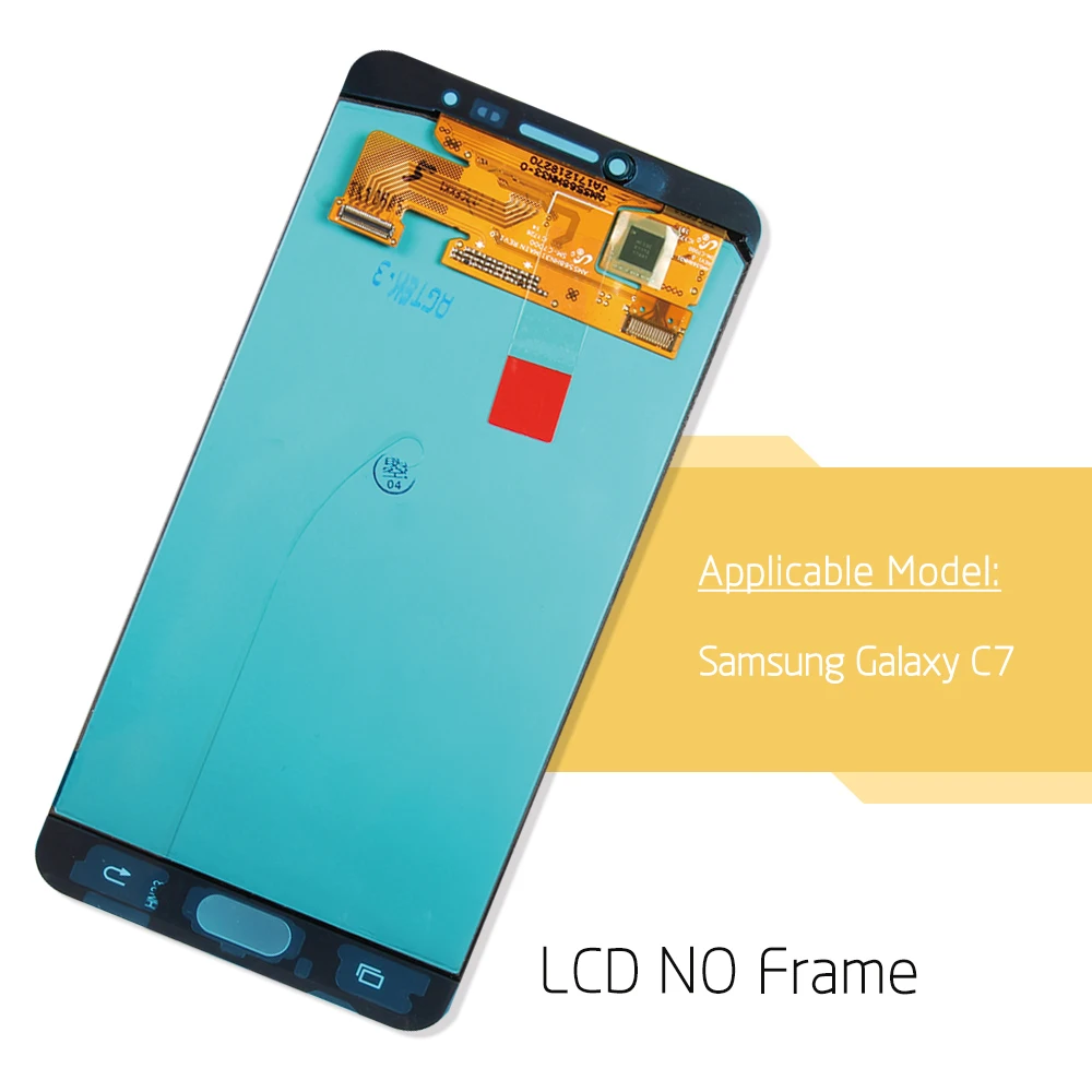 Оригинальный 5 7 &quotSUPER AMOLED для Samsung Galaxy C7 C7000 SM ЖК дисплей кодирующий
