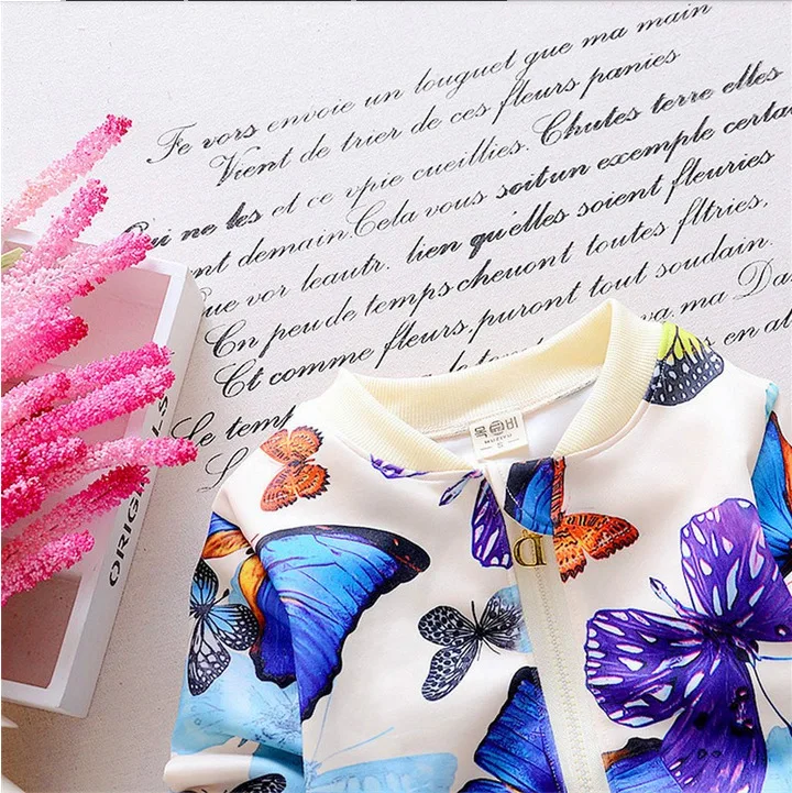 Комплект одежды для девочек весна осень 2020 модные повседневные хлопковые пальто