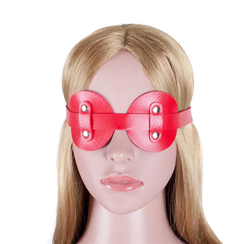 Очки круглая повязка на глаза маска из мягкой кожи привлекательный товар для