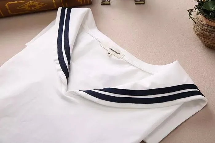 Летняя школьная форма для девочек костюмы японская Матросская одежда молодых