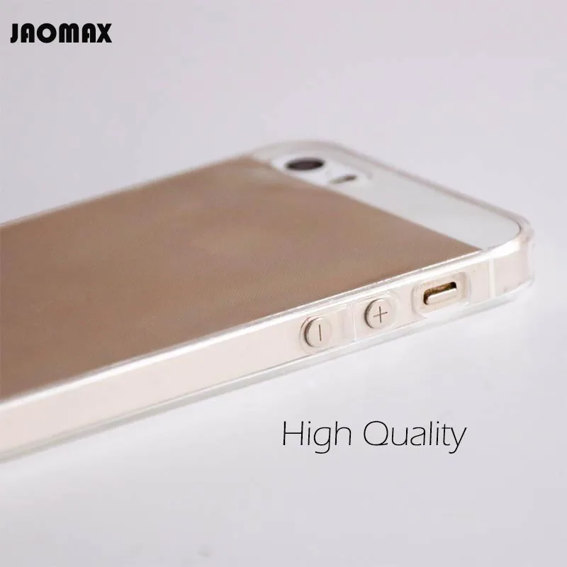 Ультратонкий Мягкий силиконовый растения кактус банан листья чехол для iPhone 5/5s/SE 4