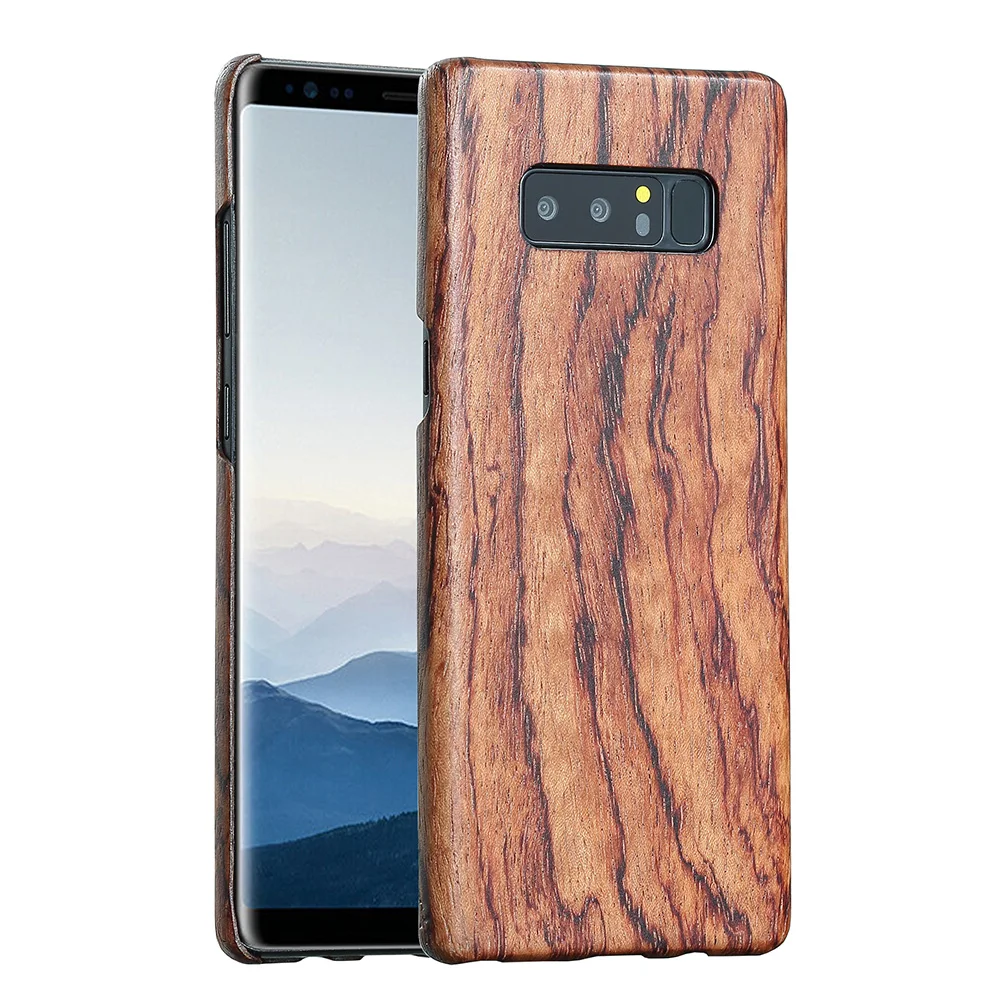 Натуральный Деревянный чехол для телефона samsung galaxy note 8 note8 6 3 &quot Чехол из розового