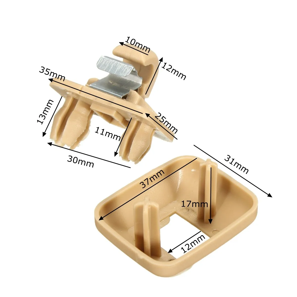 Внутренний солнцезащитный козырек вешалка крюк зажим Кронштейн Подходит для Audi