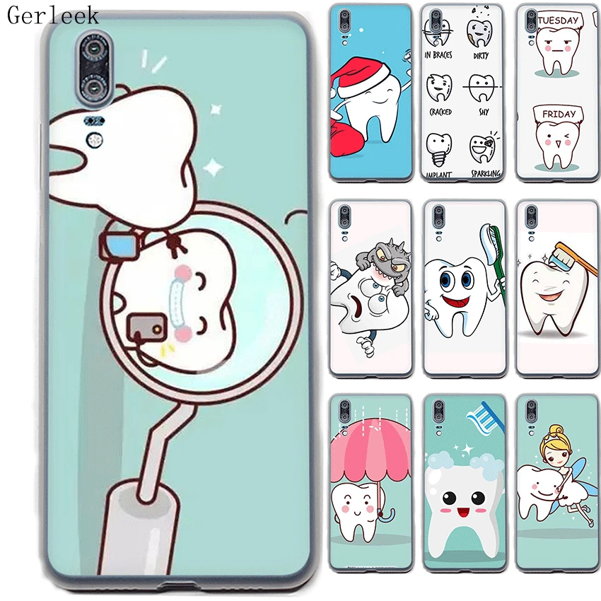 Чехол Desxz для P Smart P30 P8 P9 P20 P10 Pro Lite Plus MINI Hard Cover Dentista Dental|Чехлы-накладки| |