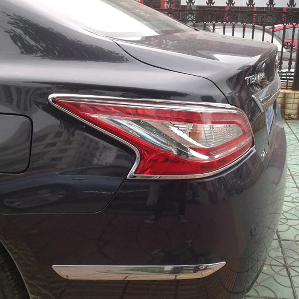 Chrome задний свет лампы крышки фонарь лампа для Nissan Teana Altima 2013-2017 |