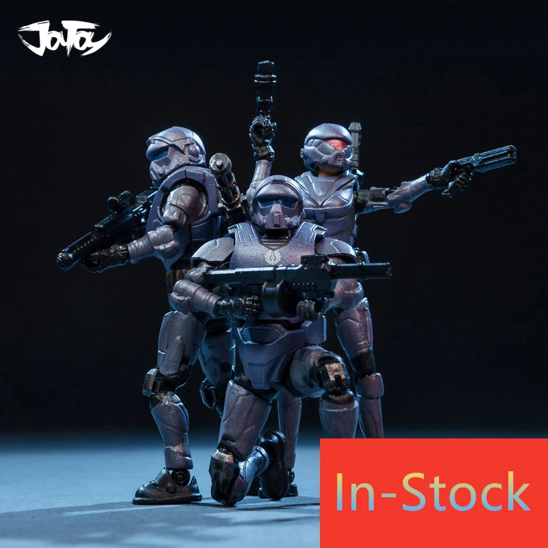 Экшн фигурки JOYTOY 1/25 из синей стали для верховой езды QingYan корпус 3 шт./лот готовая