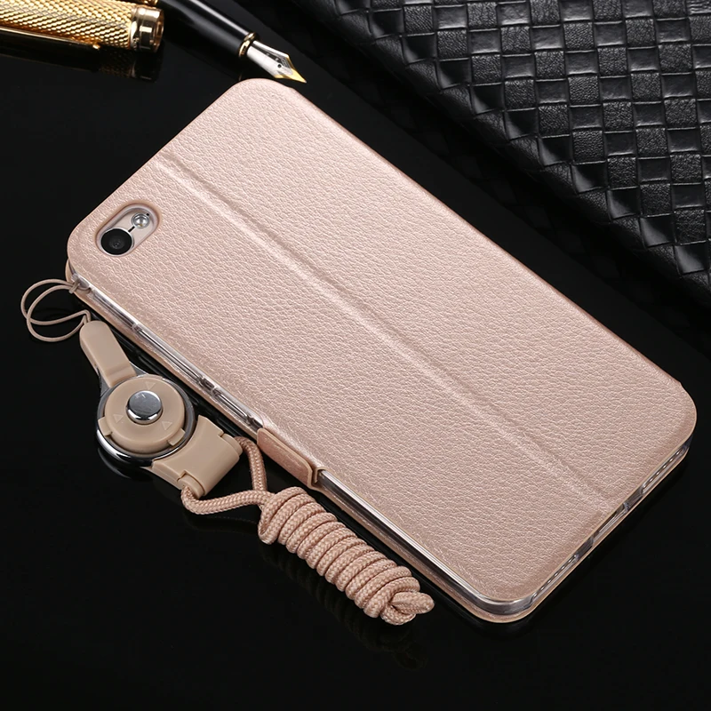 Чехол книжка ipngve из искусственной кожи для Xiaomi Redmi 5 Plus Футляр телефона с окошком