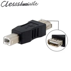 USB 2 0 A Тип мама к B папа BM адаптер для сканера принтера черный разъем | Электроника