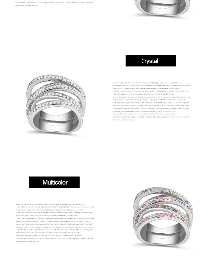 Бренд Malanda, серебряные кольца, кристаллы, кольца swarovski для женщин, модные, благородные, Роскошные, винтажные, свадебные кольца, ювелирное изделие, подарок