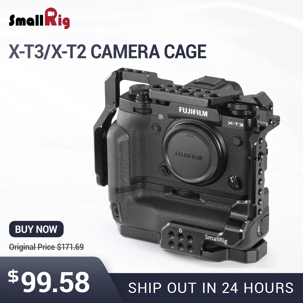SmallRig DSLR камера клетка для Fujifilm X-T3/для Fujifilm X-T2 камера с батарейным захватом 2229