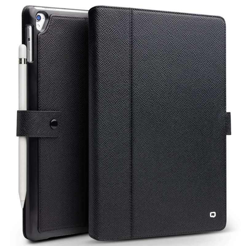 Чехол QIALINO для планшета из натуральной кожи iPad 9 7 2017/2018 подставка с подставкой и