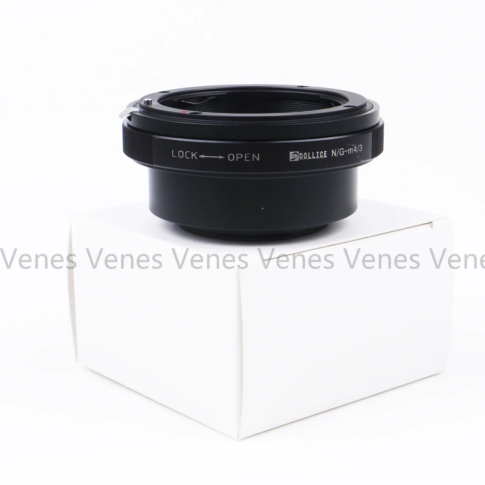 Venes AI G-M4/3 Встроенный адаптер для объектива управления диафрагмой подходит Nikon F
