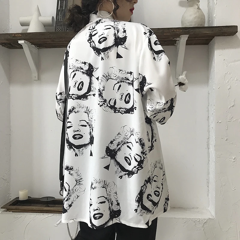 Большие размеры в уличном стиле топы moda feminina blusas модные брендовые весенние