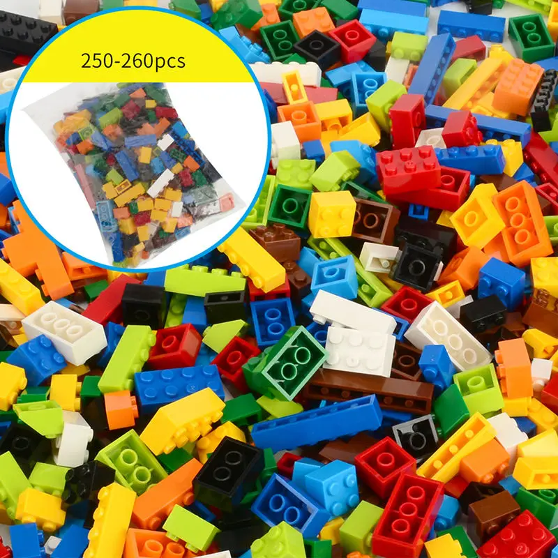 500 шт кирпичные строительные блоки, совместимы с городскими DIY креативными кирпичами, объемные модели, Классические фигурки, развивающие игрушки для детей, подарки