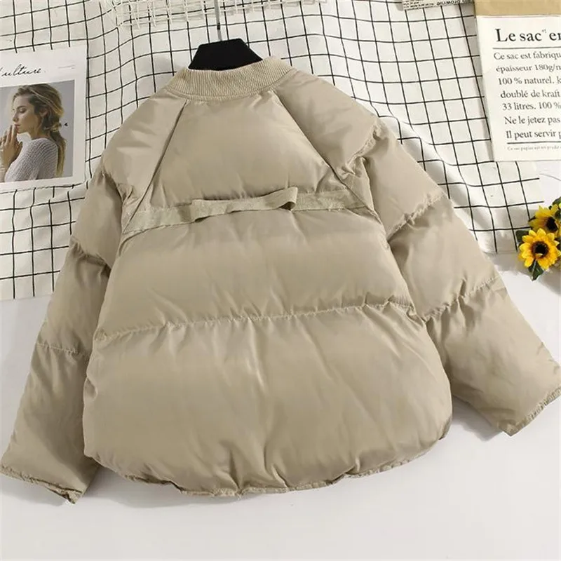 2018 теплая утепленная хлопковая куртка парка повседневное свободное Женское