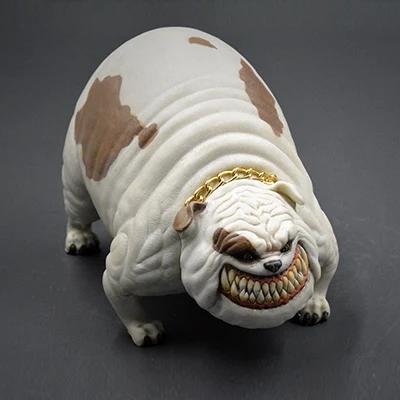 British Bulldog Dog Model Jewelry Resin Crafts Simulation Gift Car Home Decorations | Дом и сад