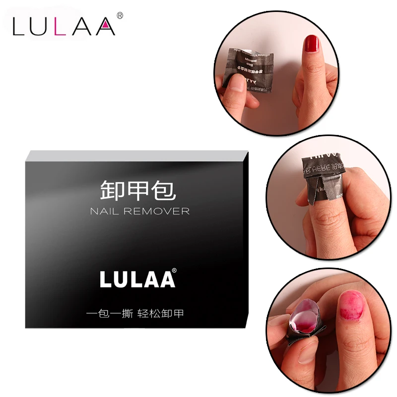 200 шт. салфетки для снятия лака ногтей|remover wraps|nail polish removerpolish remover |