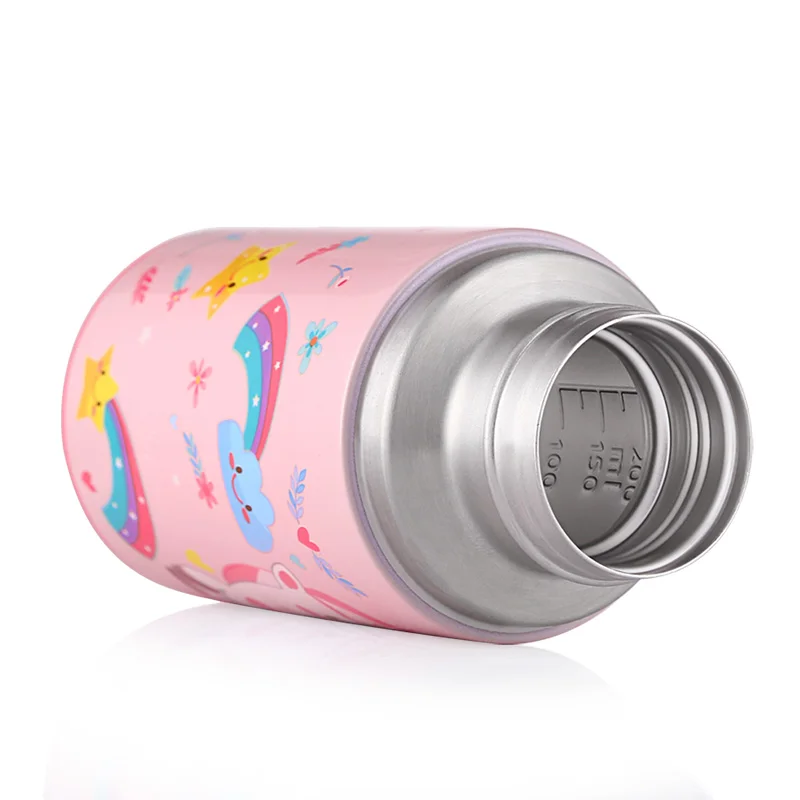 280 мл для Кормление чашка с силиконовой соломы ручка ремень двойной usechildren