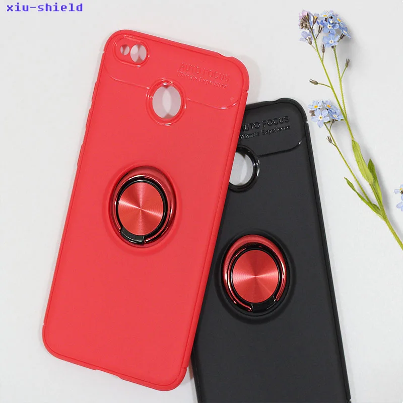 Чехол mi 4x для Xiao redmi 4X чехол X4 Red из ТПУ с адсорбционным кронштейном мобильного