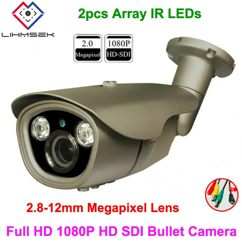 Lihmsek Высокое разрешение 1080P HD-SDI 2MP наружная Водонепроницаемая цилиндрическая IR HD